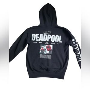 Marvel Deadpool Graphic Black Sweatshirt
